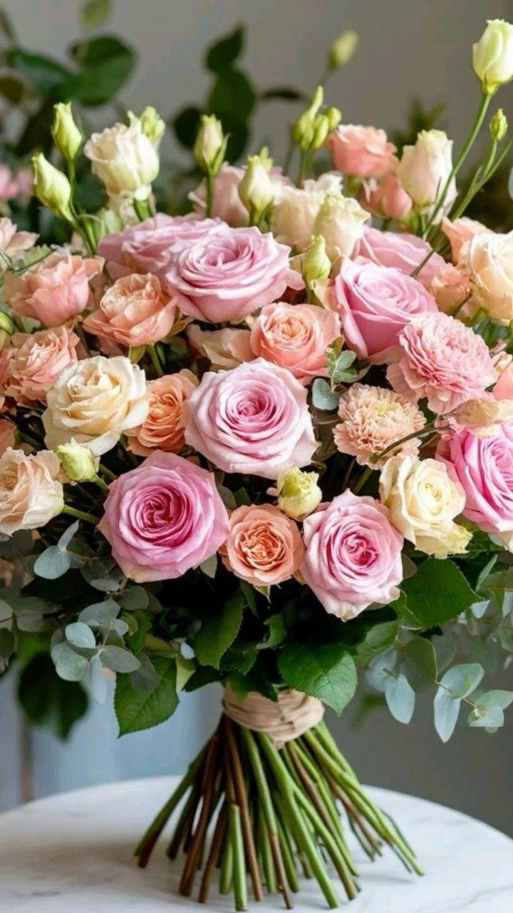 Professional floral arrangement in modern corporate setting